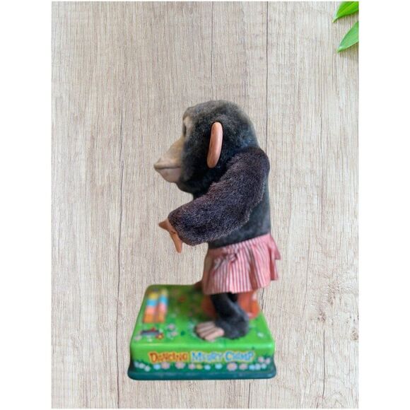 Vintage CK Japan Dancing Merry Adorable Female Jolly Chimp Monkey / Working! - Picture 2 of 8